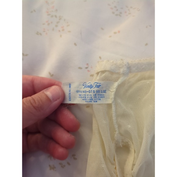 vintage vanity fair panties Lace Sz Lg - Picture 7 of 7